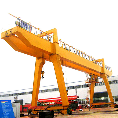 A Type MG Double Girder Hook Gantry Crane For Workshop And Port