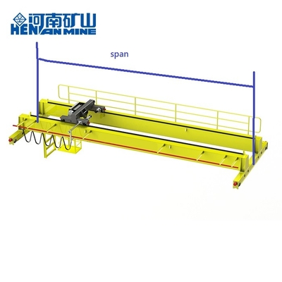 LH Type Double Girder Electric Overhead Traveling Crane 32 T For Hoist Lifting