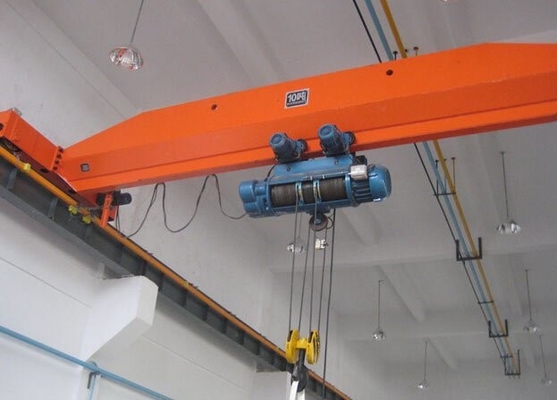 Electric Mobile Single Girder Rail Overhead Crane Remote Control