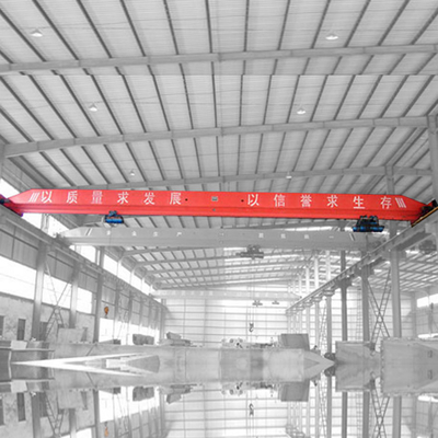 5T 10T LDA Overhead Eot Crane With Wire Hoist In Indoor Warehouse