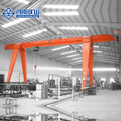 Steady Performance Single Girder Gantry Crane Weld Beam Structure For Factory Yard