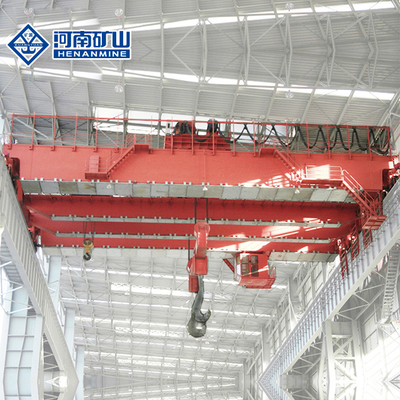 Heavy Capacity 75/20 with Main and Auxiliary hook Double Girder Overhead Foundry Crane Price for Warehouse Using