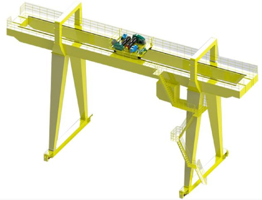 Box Type 5~50/10t MG Type Electric Double Girder Gantry Crane with Hook