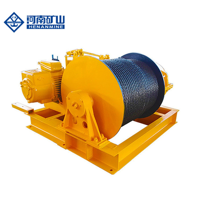 JK Type 10KN Wire Rope Winch Electronically Controlled High Speed For Factory