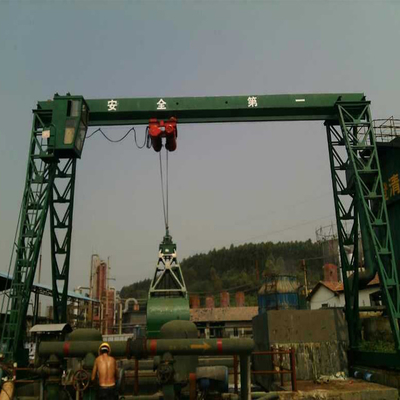 Remote Control A3 Single Girder Gantry Crane 5t~20t With Electric Hoist Trussed Type