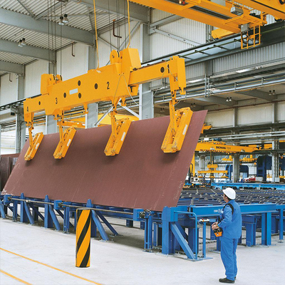 10 Ton Electromagnetic Doubel Girder Overhead Crane For Steel Mill