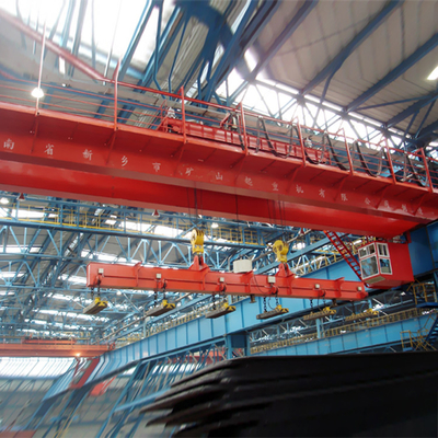 40 Meter 30 Ton QL type  Steel Factory Double Hoist Overhead Crane