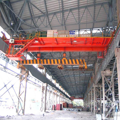 10+10ton Heavy Duty Rotating Hanging Beam Double Beam Eot Crane With Magnet System