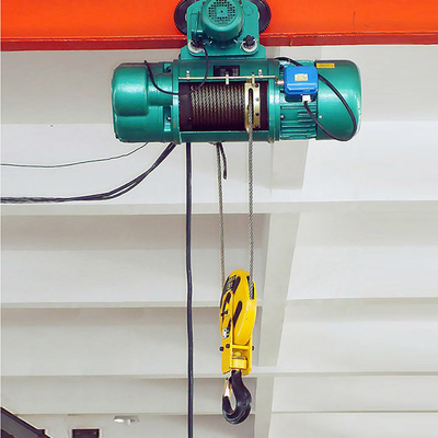 CE ISO 5T Bearing Electric Wire Rope Hoist 30m Pandant Control