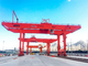 45T Rail Mounted Container Gantry Crane Double Girder With Hoist