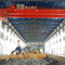 Grab Bucket Double Girder Overhead Crane Mobile Travelling System Wide Span