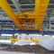 QC Model Orange 20 Tons Grab Double Girder Overhead Crane In Workshop