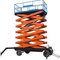 High Speed Mobile Scissor Lift Platform Height 12m Articulated Lift Battery