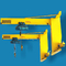 0.5/3 TON Wall Traveling Swing Cantilever Jib Crane Electric Rotation 180 Degrees